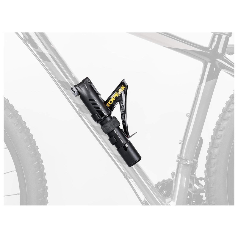 TOPEAK TMTT-1 Mountain TT Twin Turbo Hand Pump Black