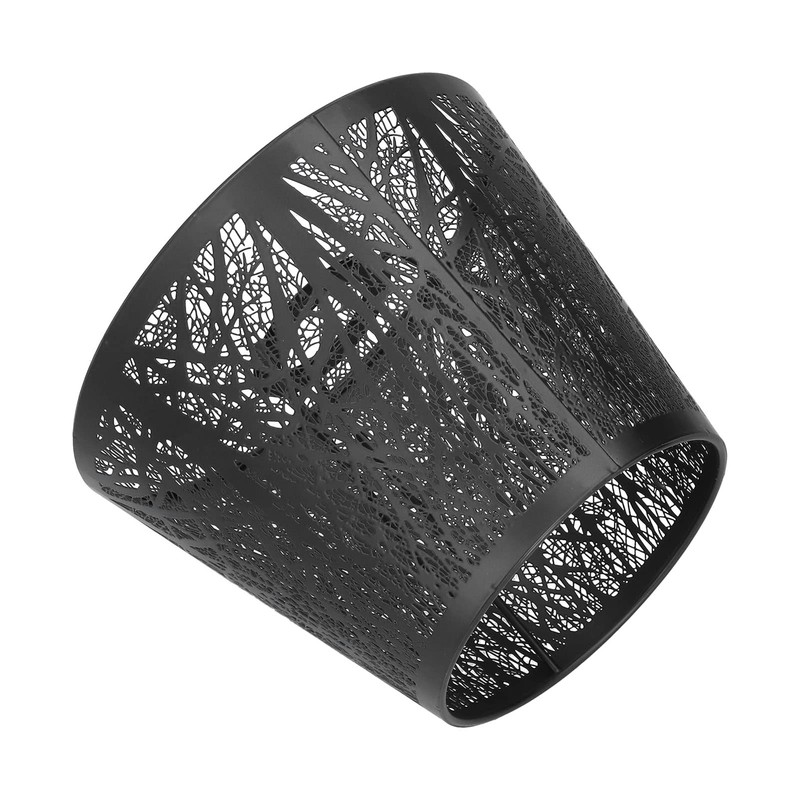 QANYEGN Table Lamp Shade, Wrought Iron, Black