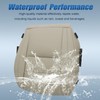 SecosAutoparts Front Driver Side Bottom Non-Perforated Leather Replacement Seat Cover