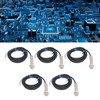 5PCS Proximity Sensor NPN Aluminum Alloy Sensitive Hall Switch Sensor