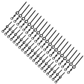 VBESTLIFE Fishing Hook, Stainless Steel Carp with Bait Screw Rotation, Quick Changing Hook Lures, 20 PCS/Bag