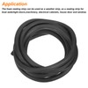 sourcing map Foam Rubber Weather Seal Strip, 16mm(0.63") Diameter x
