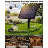 Pesken Solar String Lights Outdoor Waterproof, 54FT Patio Lights Solar