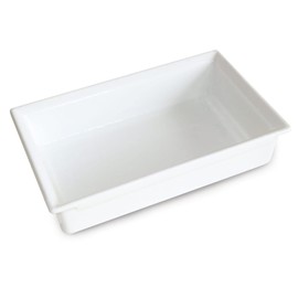 GET CIH1/4D-WW Bugambilia Fit Perfect Fourth Size Stackable Food Pan, 3.7" Deep, Mod White