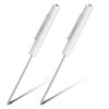 2 PCS Mini Pocket Screwdriver, Portable Small Flathead Screwdriver Tops
