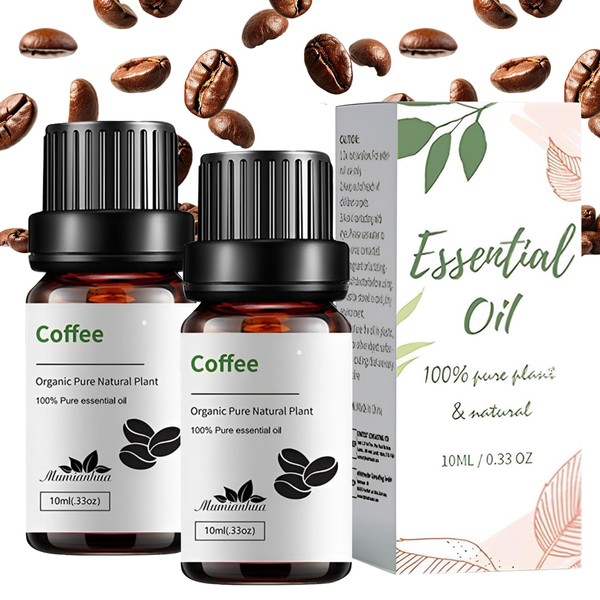 2 Stück 10 ml Kaffeeöl Kaffeeöl Gegen Falten Ätherisches Kaffeeöl