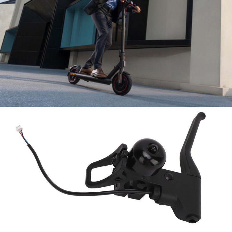 Electric Scooter Brake Lever with Bell Nylon Metal Scooter Left