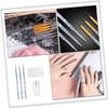 OHPHCALL Diy Manicure Kit Nail Art Pen Stamp Set 5pcs