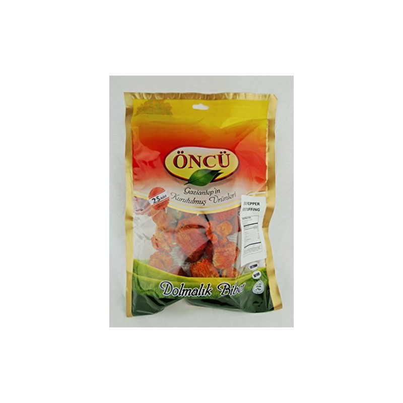 Oncu Dried Vegetable for Stuffing (Dried Pepper, Single Bag (25