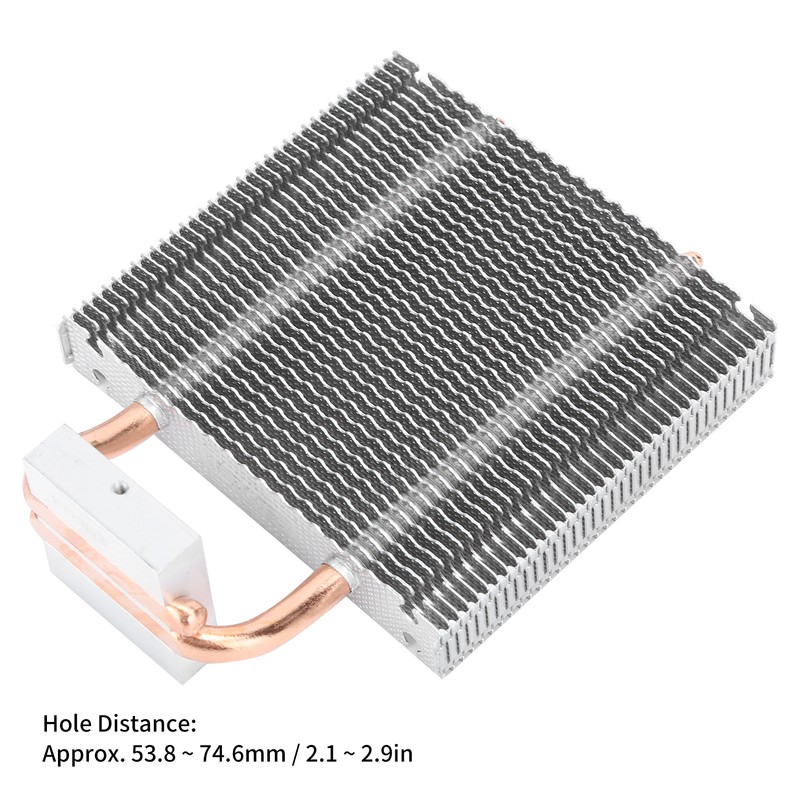 Motherboard Northbridge Heatsink 2 Heat Pipe Chipset Cooling Fan Desktop