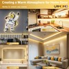 Lamomo Neon Rope Light, 24V Warm White Dimmable Rope Lights,