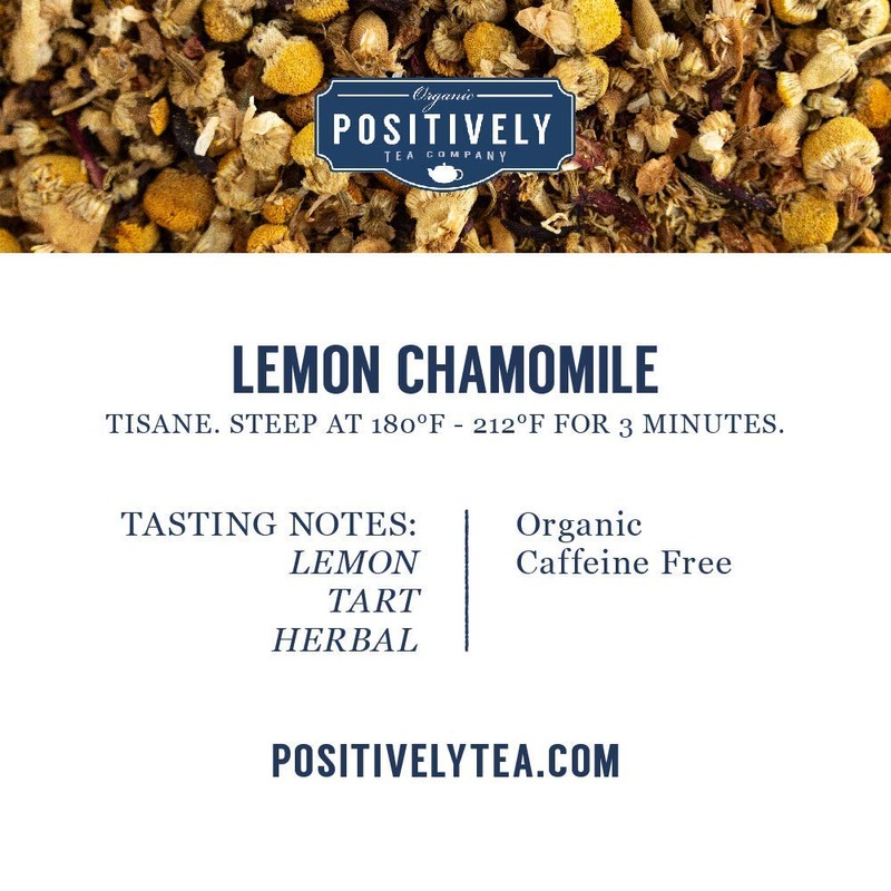 Organic Positively Tea Company, Herbal Tea Sampler, Loose Leaf, 4