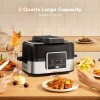 5-in-1 Multi-function Electric Air Fryer, Smart Control Panel & Fry