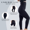 Underoutfit Compression Leggings, High Waisted Tummy Control Leggings for Women