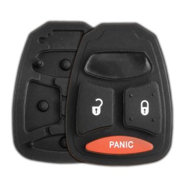 RemoteSuperMarket New Replacement Remote Key Fob Case Shell Pad for Jeep Dodge Chrylser KOBDT04A