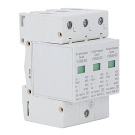 3P Surge Protective Device Flame Retardant PC Material Voltage Protection Arrester Module 60KA 420V