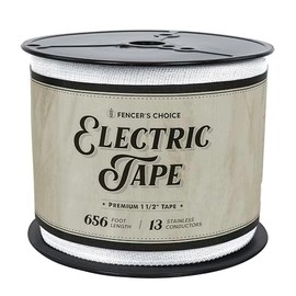 Fencer's Choice 1.57" Electric Tape Fence (White)
