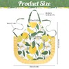 XLSXEXCL Lemon Apron for Women with Pockets, Waterproof Lemon Apron,