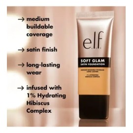 Elf Base De Maquillaje Soft Glam Satin Foundation 30 Ml