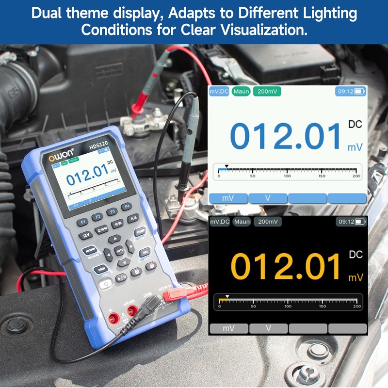 OWON HDS120 Oscilloscope 2 in 1 1MHz Handheld Multi Functional