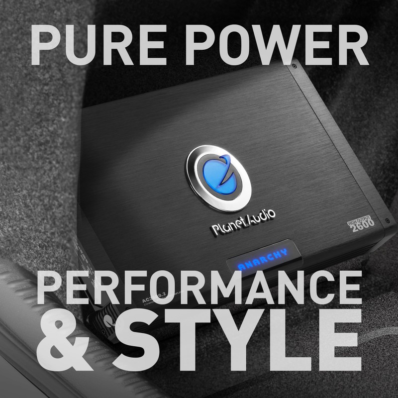Planet Audio AC2600.2 Anarchy Series 2 Channel Class A/B Car