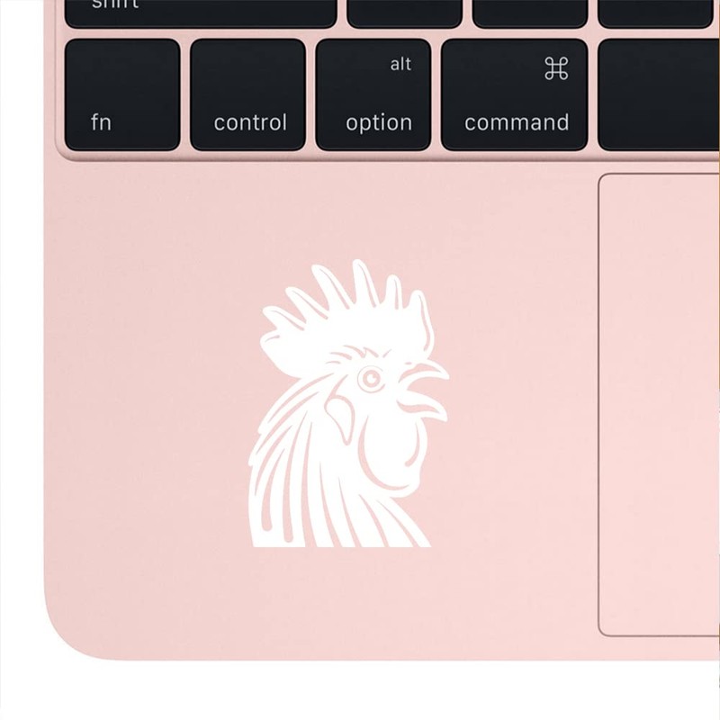 NBFU Rooster Chicken Farm House (White) (Set Of 2) Premium