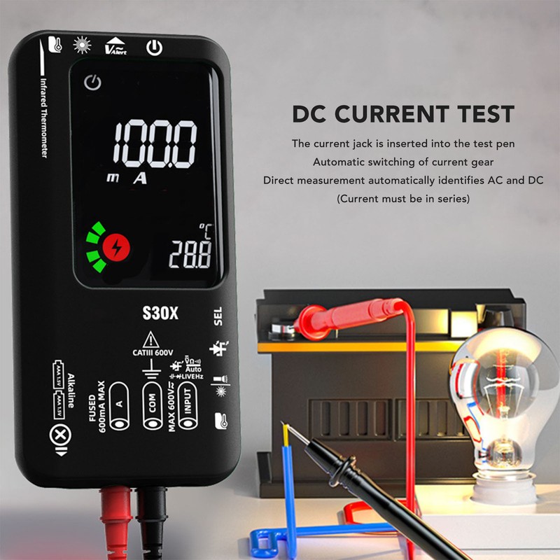 Digital Multimeter High Accuracy Color LCD Display Auto Recognition Multifunctional
