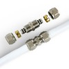 Equal Straight Connector 16mm - 16mm Compression Fit for Plastic