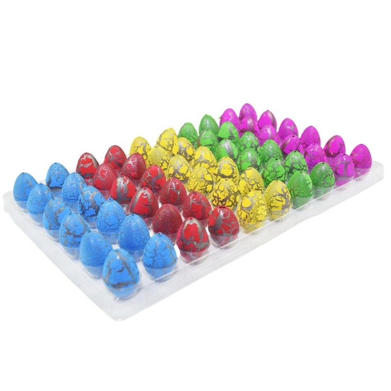 60 Pieces Dinosaur Eggs Toys Egg Toys for Kids Hatching