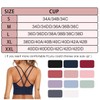 Sykooria Workout Bras for Women Criss Cross Gym Sets Padded