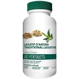 Leo Desilets Traditional Herbal Laxative | Gentle Relief for Occasional Constipation | Cascara Sagrada, Dandelion & Senna | Non-GMO, Plant-Based Capsules
