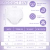 Weewooday 10 Pcs Adult Plastic Pants, X-Large, White, Waterproof Incontinence