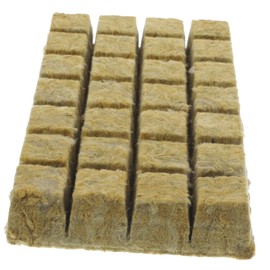 Outanaya 1 Set Hydroponic Soilless Cultivation Blocks Mineral Wool Starter Cubes for Gardening Easy Rooting and Transplanting Safe and Propagation