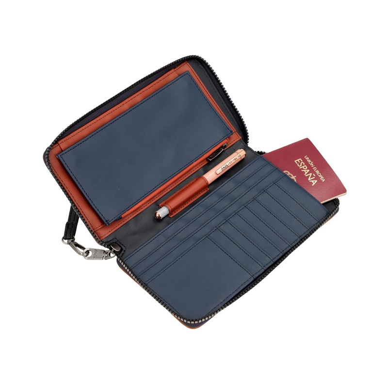 Anekke Contemporary RFID Passport Wallet XXL Multicoloured, Colourful, rfid wallet