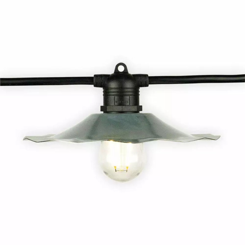 Fantado Patio Metal Light Bulb Shade for Outdoor Commercial String