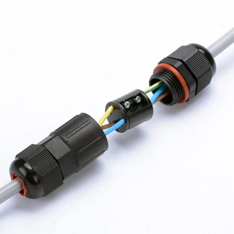CABLEPELADO Waterproof Cable Connector, 3 Contacts, Waterproof Junction Box, Waterproof