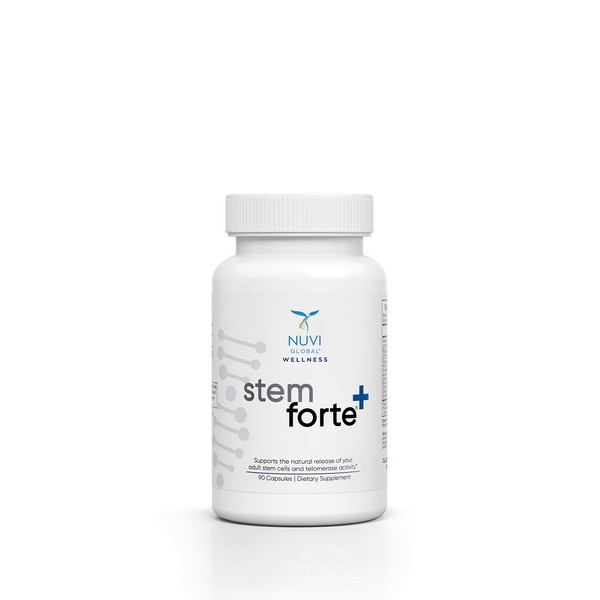 Stemforte Plus Stem Cell Supplements - Advanced Stem Cell Nutrition Anti Aging Supplement and Telomere Activity Support to Promote Natural Release of Adult Stem Cell for Men and Women - 90 Capsules