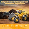 Remote Control Wheel Loader Toy, RC Sprocket Loader with Light