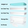 Ice Cube Tray, Food-Grade Ice Cube Tray with Lid and