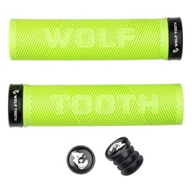 Wolf Tooth Echo Lock On Handles Turquoise Black