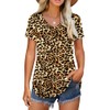 DittyandVibe Women Tops Leopard Print Shirts for Women Basic Casual