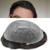 Hair Toupee for Men 100% European Human All V-loop Craft