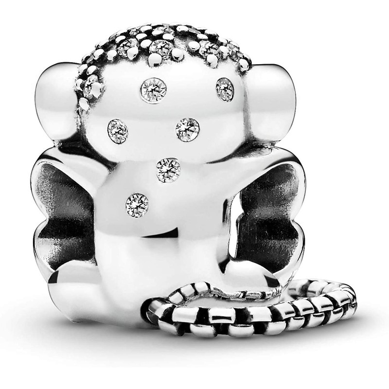 Beads R Us ® - Monkey with long tail Charm/Bead