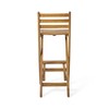 Atlantic Foldable Outdoor Wood Bar Stool