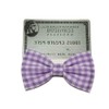 EmilyRose Couture Gingham Hair Bows (Large Headband, Purple)