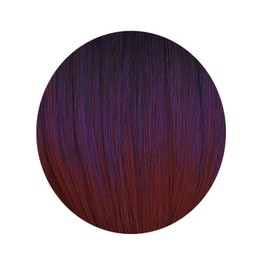 BALINGHAIR Burgundy Red Ombre Braiding Hair Pre-stretched 26 Inches Long Braiding Hair Extensions Flame Retardant Braids Hair(1B/Purple/900#-8Pcs)