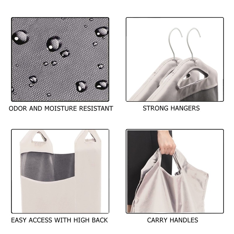 The Fine Living Co. Hanging Laundry Hamper Bag, Heavy Duty