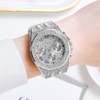 Apzzic Gold Plated Iced Out Watch Diamond CZ 40mm Width