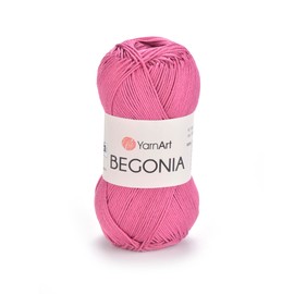 Yarn Art Begonia Yarn 100% Cotton, Pure Premium Soft Cotton Yarn, for Knitting Crochet and Amigurumi, Fine Sport:2 (0075)