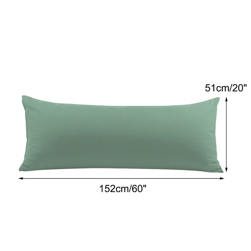 PiccoCasa Pillow Cover Body Pillow Case Microfiber Long Large Life